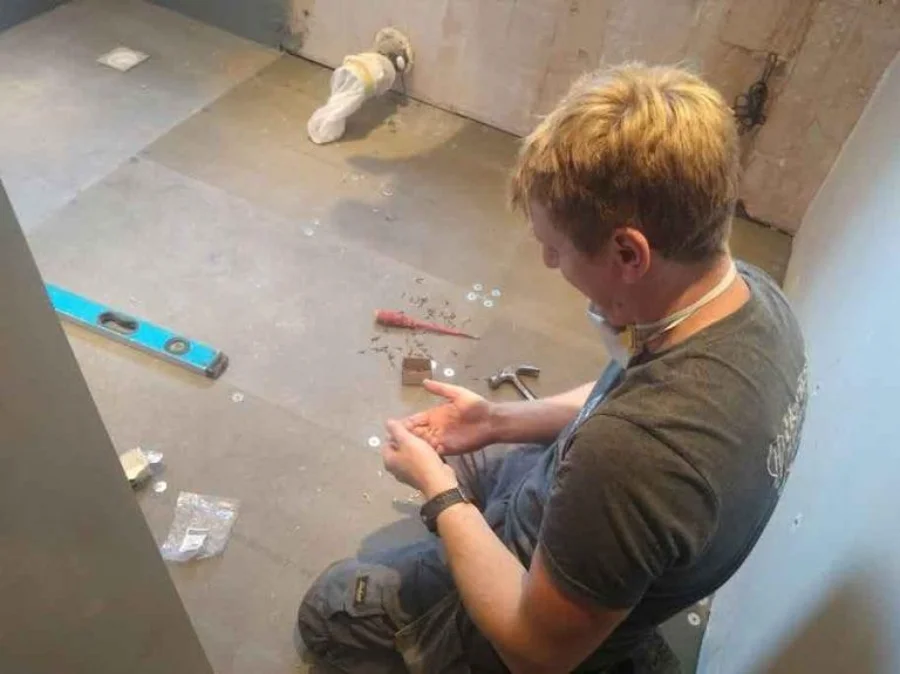 Installing Underfloor heating in a property in Devon
