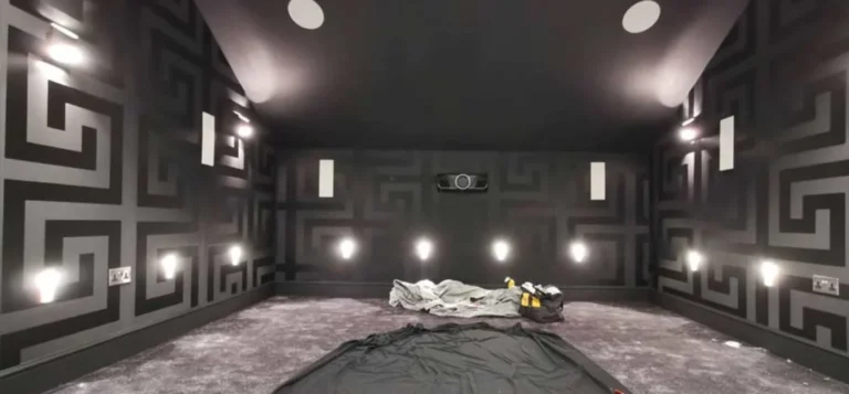 Home cinema installation
