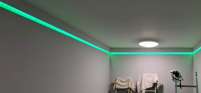 RGB LED Strip installation, lighting for commercial premises