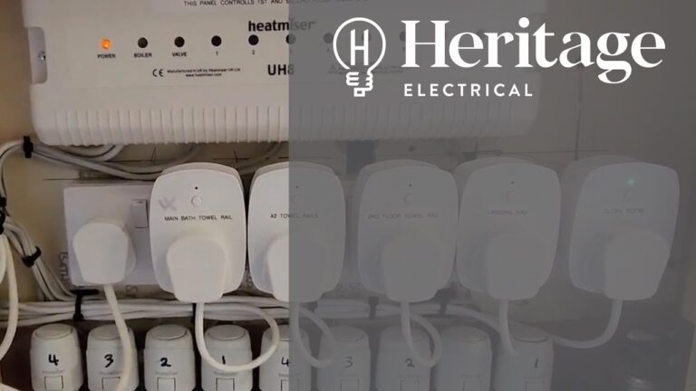 Heatmiser Neoplugs to control Towel Radiators and Outside Lights